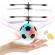 Mini drona minge fotbal, led multicolor, acumulator