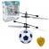 Mini drona minge fotbal, led multicolor, acumulator