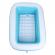Mini piscina gonflabila 130 x 92 x 50 cm, vinil, albastra