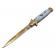 Briceag de vanatoare ideallstore®, italian spirit, otel inoxidabil, 22.5 cm, auriu, husa inclusa
