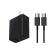 Incarcator usb c 65w cu cablu, Super Fast Charging, Negru