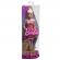 Barbie papusa barbie fashionista blonda cu parul prins in coada si rochie cu