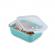 Recipient sticla 740 ml cu husa antiderapanta silicon melii blue