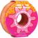 Gel de dus exfoliant cu burete Jam & the Giant Peach Donut Body Buffer, Bomb Cosmetics
