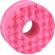 Gel de dus exfoliant cu burete Raspberry Beret Donut Body Buffer, Bomb Cosmetics