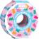 Gel de dus exfoliant cu burete Yummy Bear Donut Body Buffer, Bomb Cosmetics