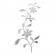 Tatuaj temporar Flower Instict Argint 999