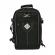 Rucsac de calatorie, bagaj mana avion, negru cu gri, 40x25x20 cm, Bordlite JBBP279