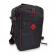 Rucsac de calatorie, bagaj mana avion, negru cu rosu, 40x25x20 cm, Bordlite JBBP279