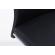 Scaun cu spatar din piele ecologica negru argintiu thelma 44 cm x 58 cm x 104 h x 47 h
