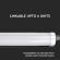 Corp iluminat led 150cm 48w 4500k alb rece ip65