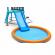 Complex de joaca mini parc acvatic water splash station pentru copii de la 18