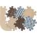 Covoras ortopedic senzorial puzzle set pentru seniori