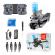 Drona k11 cu lansator de bile de apa, camera tripla hd, wifi