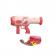 Pistol de facut baloane cu sapun, cu 32 orificii, roz, 27 x 15 cm, Vivo 6220
