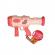 Pistol de facut baloane cu sapun, cu 32 orificii, roz, 27 x 15 cm, Vivo 6220