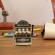 Breloc model slot machine, mecanism functional, 4x6 cm, plastic, auriu