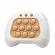 Jucarie pop it interactiva pentru copii, antistres, cu sunete si lumini model poppy pop, plastic, alb
