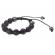 Bratara Shamballa cu cristale Rhinestone - Mov si Negru