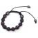 Bratara Shamballa cu cristale Rhinestone - Mov si Negru