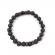 Bratara cu pietre Lava negru 18 cm