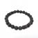 Bratara cu pietre Lava negru 18 cm