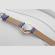 Ceas de dama model Shengke culoarea albastru/auriu mecanism Quartz 33mm