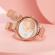 Ceas de dama model Shengke culoarea aur roz / alb mecanism Quartz 38mm