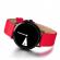 Ceas de dama model Shengke culoarea rosu / negru mecanism Quartz 40mm