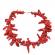 Colier din coral natural culoare rosu 44 cm