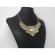Colier stil Cleopatra cu cristale