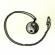 Pandant model Yin si Yang culoarea alb/negru 50 cm