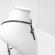 Pandant cruce protectoare negru 88 cm din otel inoxidabil