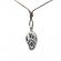 Pandant indian urma de urs gri 4.5 cm pe snur corean