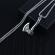 Pandantiv model topor de viking din inox culoare argintiu 60 cm