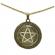 Pandantiv still rock model Pentagrama - ocult brand MulteMargele culoare bronz 56 cm