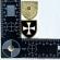 Pin masonic Alb/Negru 2x2.5 cm cavalerii templieri
