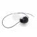 Accesoriu din silicon pentru antrenamentul muschilor faciali intensitate 30 kg culoare negru 4.5 cm