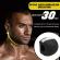 Accesoriu din silicon pentru antrenamentul muschilor faciali intensitate 30 kg culoare negru 4.5 cm