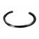 Bratara din inox model de viking culoare negru 18 cm