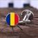 Butoni drapelul Romaniei argintiu inchis 2cm