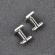 Butoni camasa model cu cristal argintiu 16mm