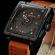 Ceas barbatesc model Naviforce mecanism quartz negru/maro 43mm