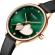 Ceas de dama model Curren culoarea verde/negru mecanism Quartz 33mm