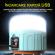 Lampa LED 240W cu incarcare solara telecomanda rezistent la apa acumulatori interni incarca si telefoane