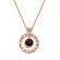 Pandantiv I Love You Te iubesc in 100 limbi auriu 45 cm