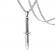 Pandantiv din inox model cutit culoare argintiu 6.5 cm