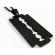 Pandantiv din inox model lama culoare negru 4 cm