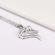 Pandantiv din inox model lup culoare argintiu 52 cm