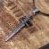 Pandantiv din inox model sabie WarCraft culoarea argintiu inchis 5.2 cm